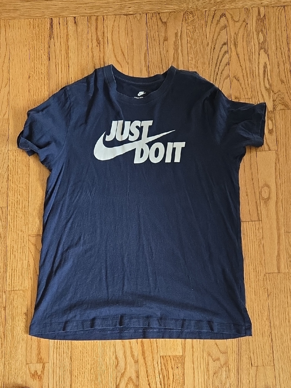 Men's Nike Navy Blue 'Just Do It' Graphic Tee Size Large